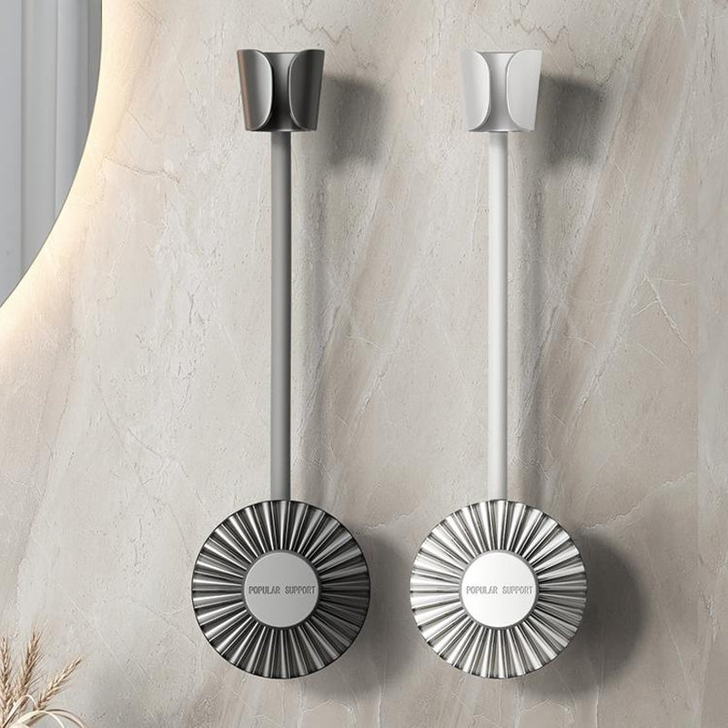 Hair Dryer Stand – Adjustable Angle & Height | Wire Storage, Hands-Free Styling Tool for Bathroom & Vanity - Timeless Beauty