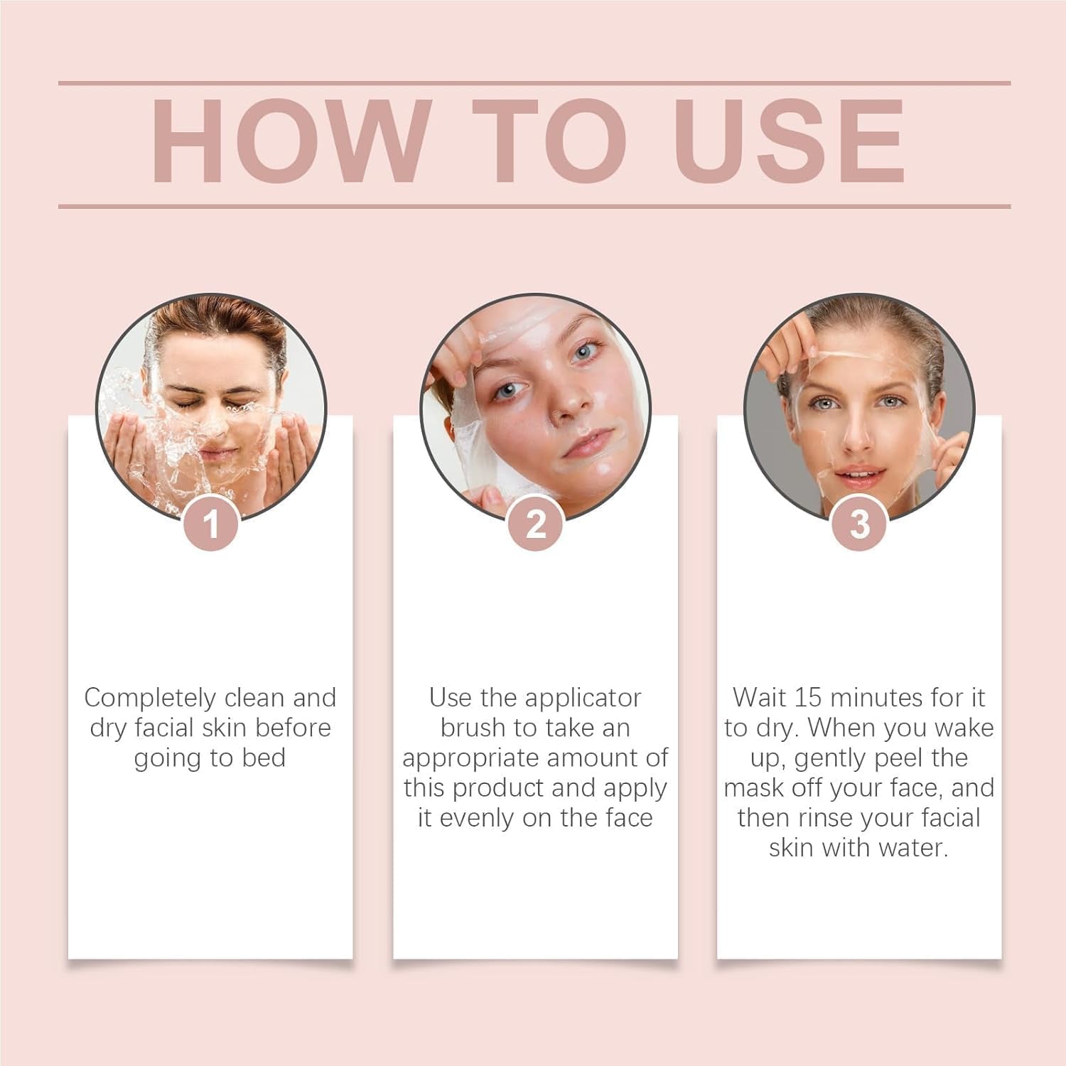 Collagen Night Wrap Mask, Hydrolyzed Collagen Anti-Wrinkle Lifting Mask, Reduces Fine Lines and Dullness, Makes Skin Smooth and Firm - Timeless Beauty