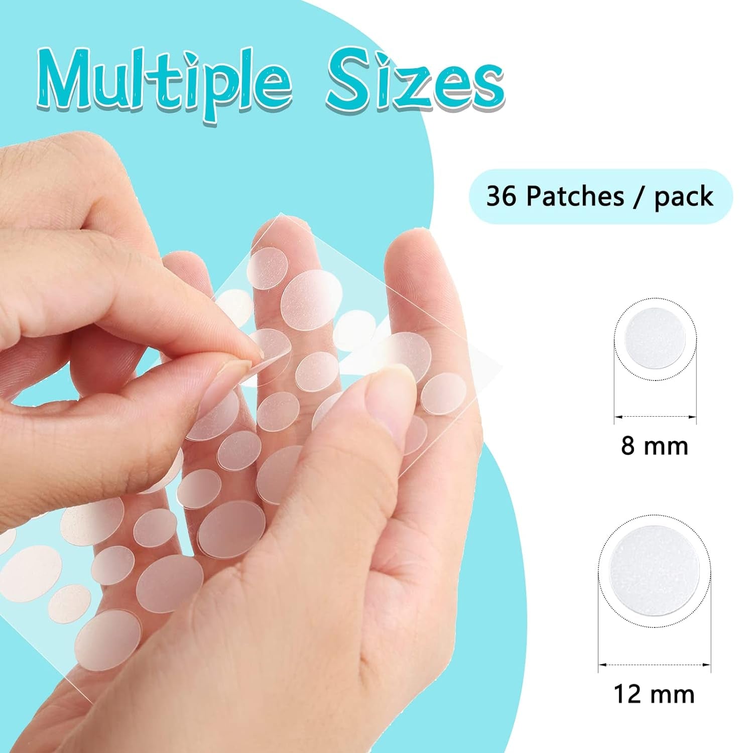 180 Counts Pimple Patches for Face Hydrocolloid Acne Patches for Face Invisible Zit Patches for Face Pimple Patch Acne Spot Treatment Patch Blemish Patches Cover Patches Stickers - Timeless Beauty