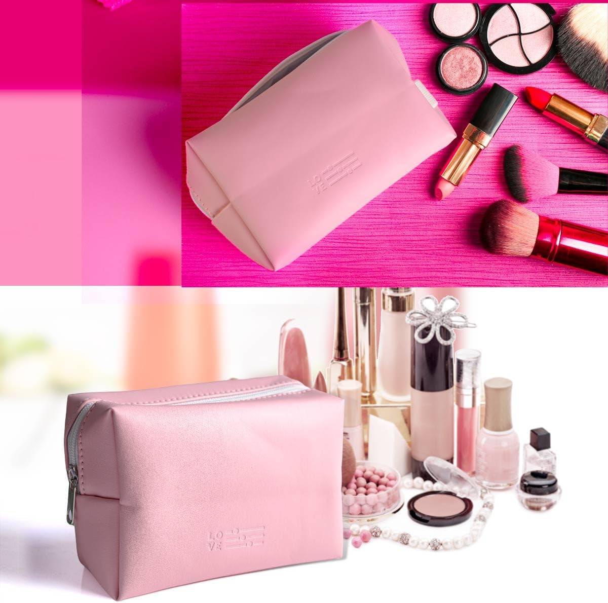 Birthday Gifts for Women-Best Relaxing Spa Gift Box Basket for Wife Mom Sister Girlfriend Daughter Best Friend Mother-Happy Birthday Gifts for Women -Wine Tumbler Spa Bath Set (Pink) - Timeless Beauty