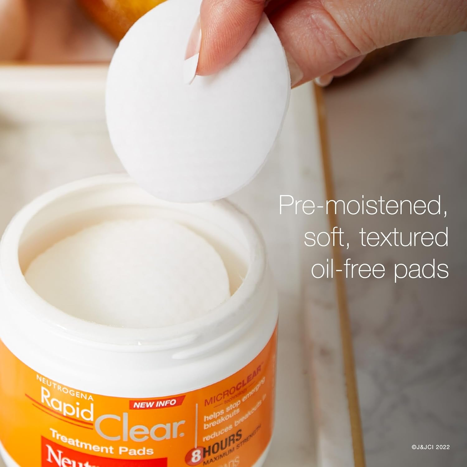 Rapid Clear Maximum Strength Acne Face Pads, for Acne Prone Skin, Salicylic Acid Treatment to Help Fight Breakouts, Oil-Free Facial Cleansing Pads with 2% Salicylic Acid Treatment, 60 Count - Timeless Beauty