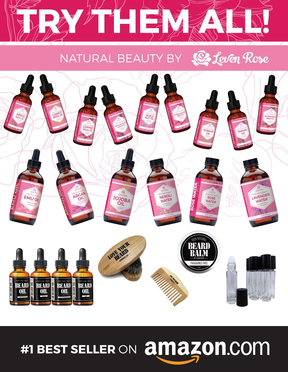 Rosehip Seed Oil for Face 4 Oz - Pure Rosehip Oil for Face - Unrefined Cold Pressed Rosehip Oil for Body - Nighttime Face Moisturizer for Hair, Skin & Nails - Timeless Beauty