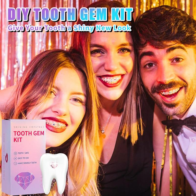 690 Pcs Teeth Gem Kit,Tooth Gems Kit for Teeth DIY Crystals Teeth Diamonds Jewel Kit for Girls Y2K Fashionable for Boys Harmless (690) Gel Oral Orthodontic Accessories Glitter