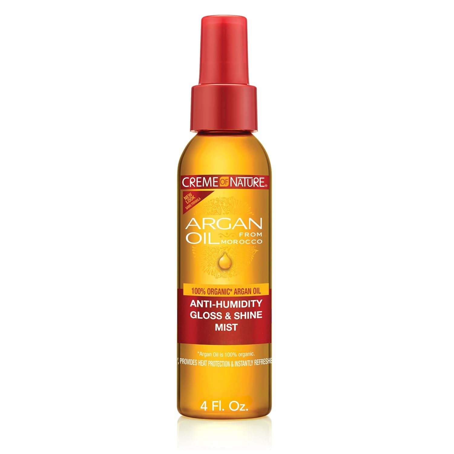 Argan Oil Anti-Humidity Gloss & Shine Mist 4 Fl Oz | Exotic Shine, Heat Protection & Frizz Control with Argan Oil of Morocco - Timeless Beauty