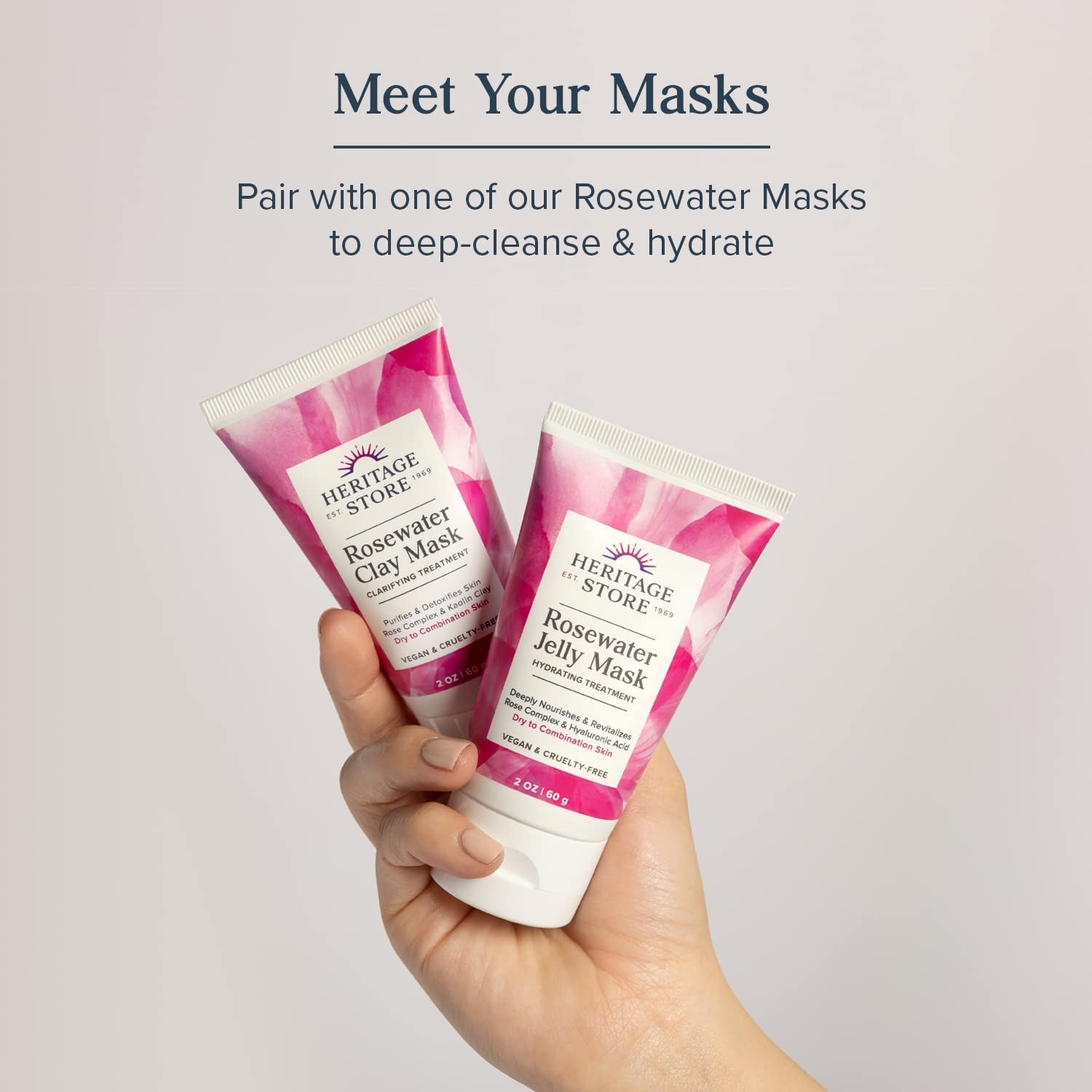 Rosewater Facial Toner with Hyaluronic Acid, Dry to Combination Skin, Hydrating Toner Refines Pores, Minimizes Look of Fine Lines and Wrinkles, Hypoallergenic, Vegan, Cruelty Free, 8Oz - Timeless Beauty