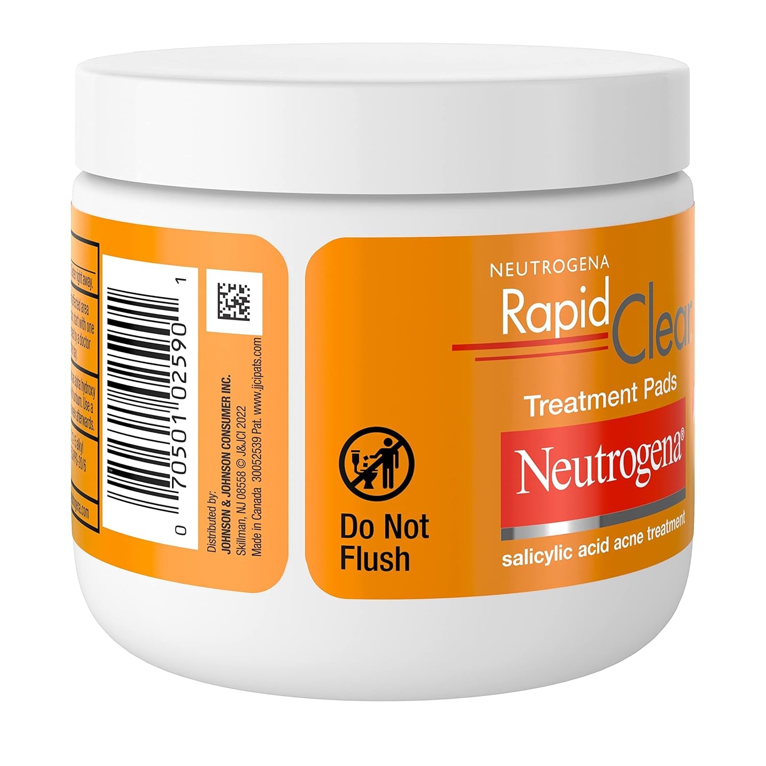 Rapid Clear Maximum Strength Acne Face Pads, for Acne Prone Skin, Salicylic Acid Treatment to Help Fight Breakouts, Oil-Free Facial Cleansing Pads with 2% Salicylic Acid Treatment, 60 Count - Timeless Beauty