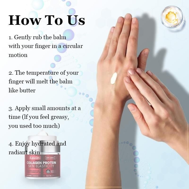 ACM Aavini Collagen Moisture Filler & Combleur Cream | Lightweight, Hydrating, and Firming in One Bottle | Additive-Free, Suitable for Sensitive Skin - Timeless Beauty
