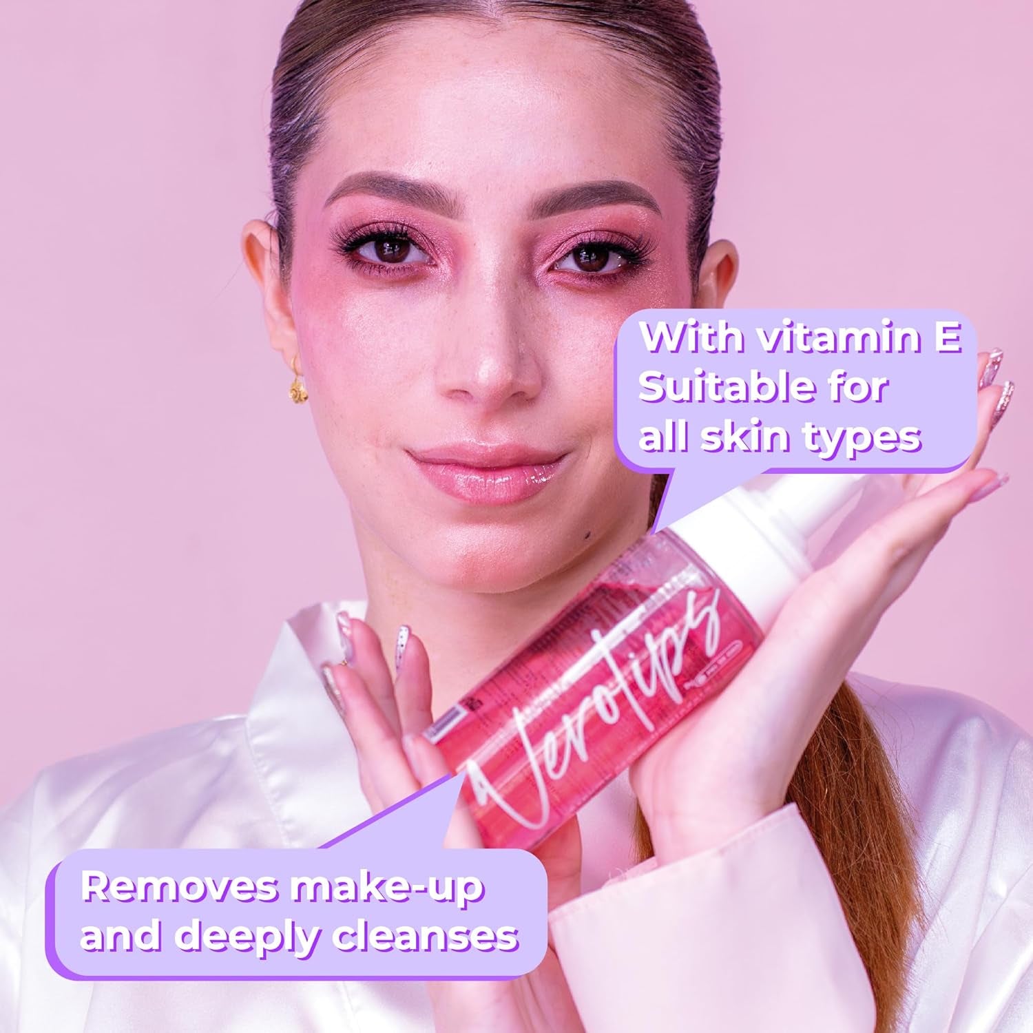 Skin Care Bundle with Facial Serum - Face Cleanser - Toner for Face - Verotips Womens Skin Care - Timeless Beauty