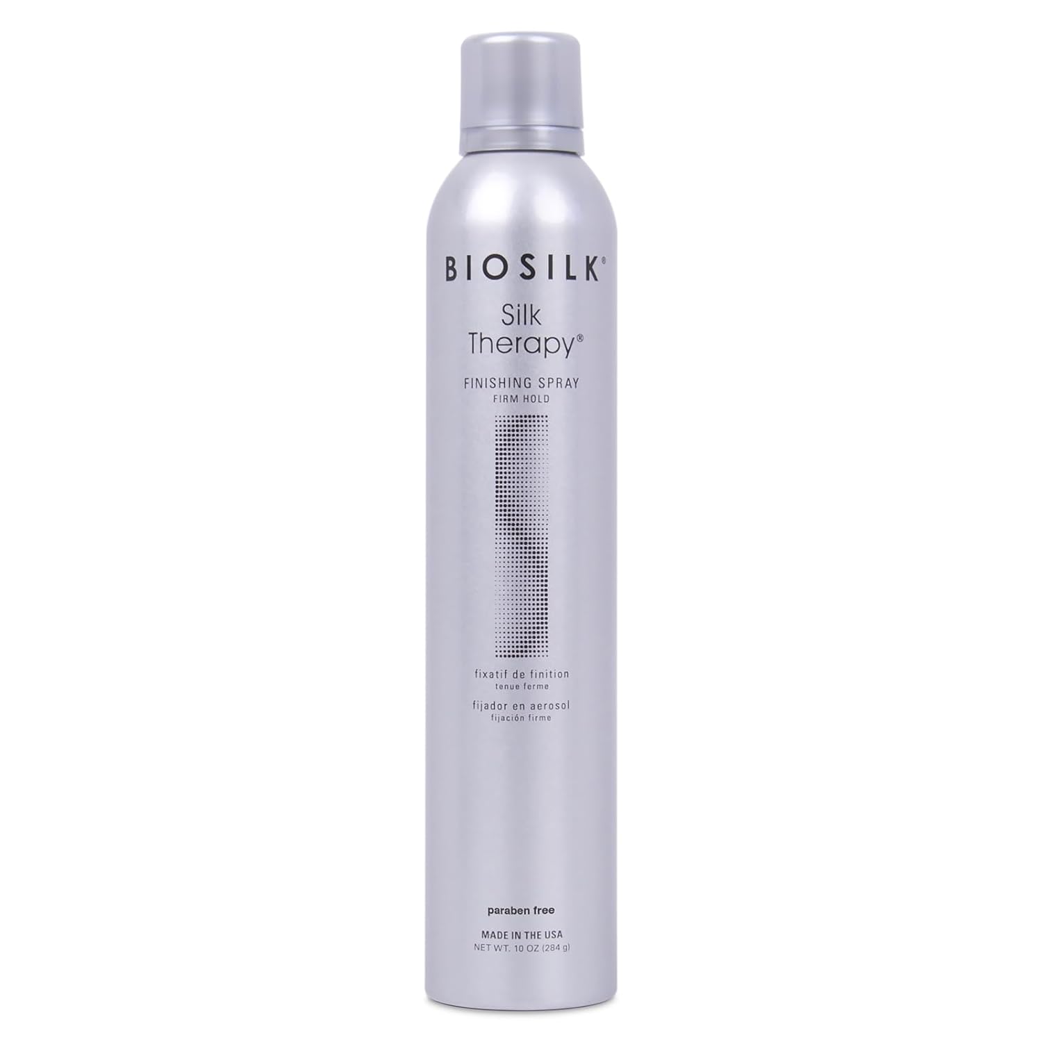 Silk Therapy Finishing Spray Firm Hold, Strong-Hold Hairspray for Long-Lasting Styles, Sulfate, Paraben, & Cruelty-Free, 10 Oz - Timeless Beauty