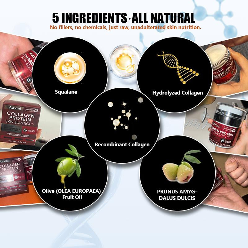 ACM Aavini Collagen Moisture Filler & Combleur Cream | Lightweight, Hydrating, and Firming in One Bottle | Additive-Free, Suitable for Sensitive Skin - Timeless Beauty