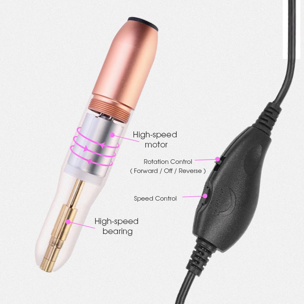USB Nail Drill Set Electric Nail Polisher Portable Nail File Kit - Timeless Beauty