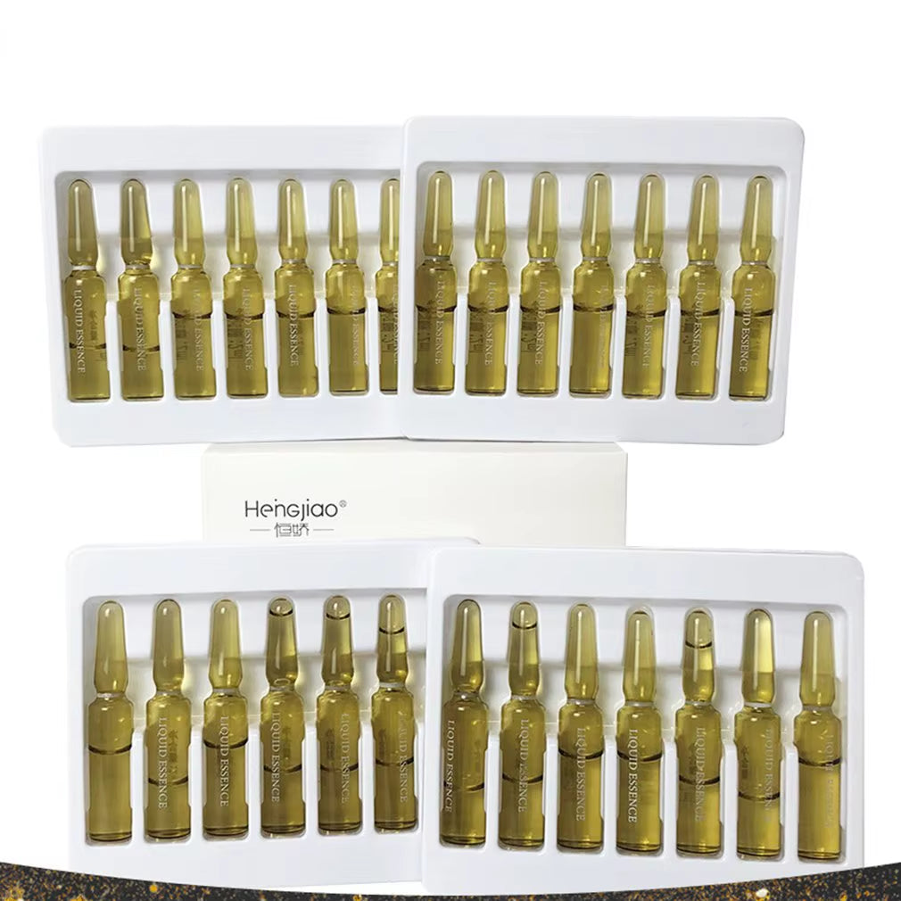 28 Bottles Fullerene Hyaluronic Acid Ampoule Face Serum Shrink Pores Anti-Ance Nicotinamide Whitening Moisturizing Wrinkle - Timeless Beauty