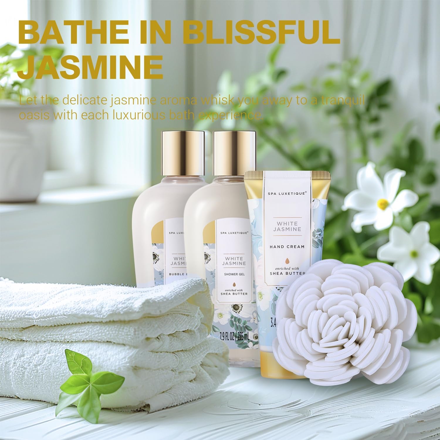 Spa Gift Baskets for Women - Gift Set for Women,15Pcs Luxury Relaxing Spa Kit with Bath Bombs,Birthday Gifts for Women,Valentines Day Spa Gifts for Women - Timeless Beauty