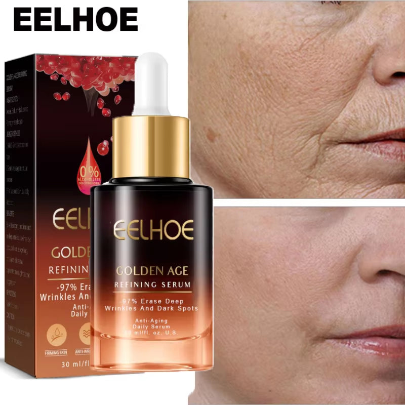 Instant Remove Wrinkle Serum Firming Lifting Anti-Aging Fade Fine Lines Improve Puffiness Moisturizing Brighten Face Skin Care - Timeless Beauty