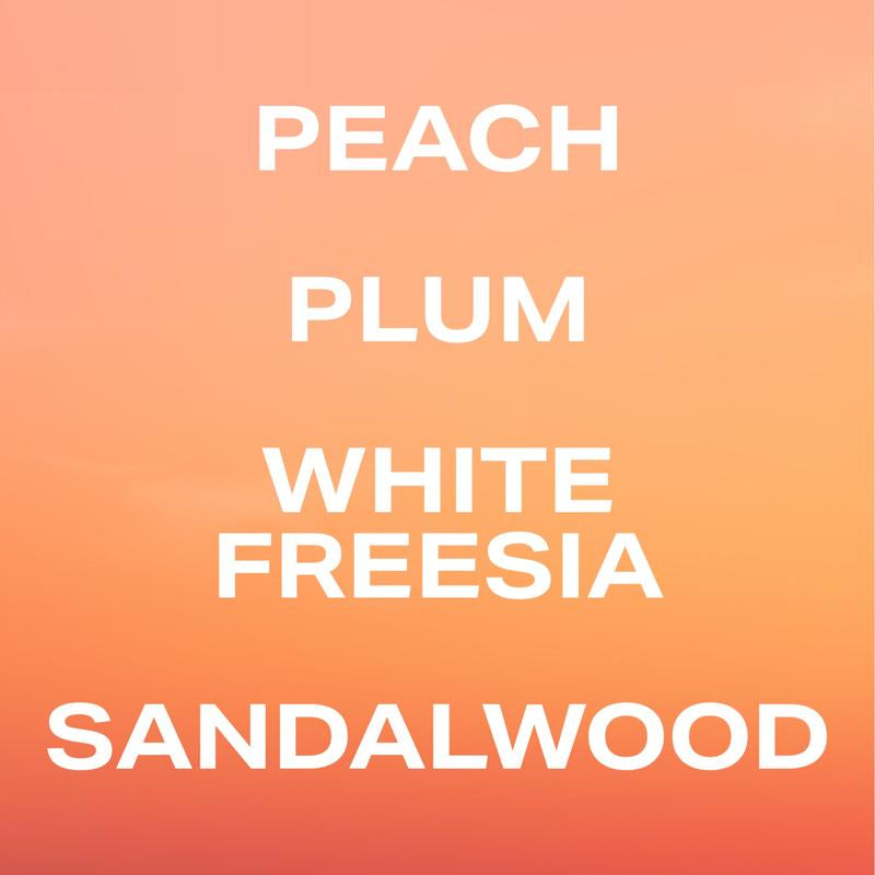 PHLUR Peach Skin Body Mist - Travel Size Hair & Body Fragrance Mist with Peach, Plum, White Freesia & Sandalwood (3 Fl Oz) - Timeless Beauty