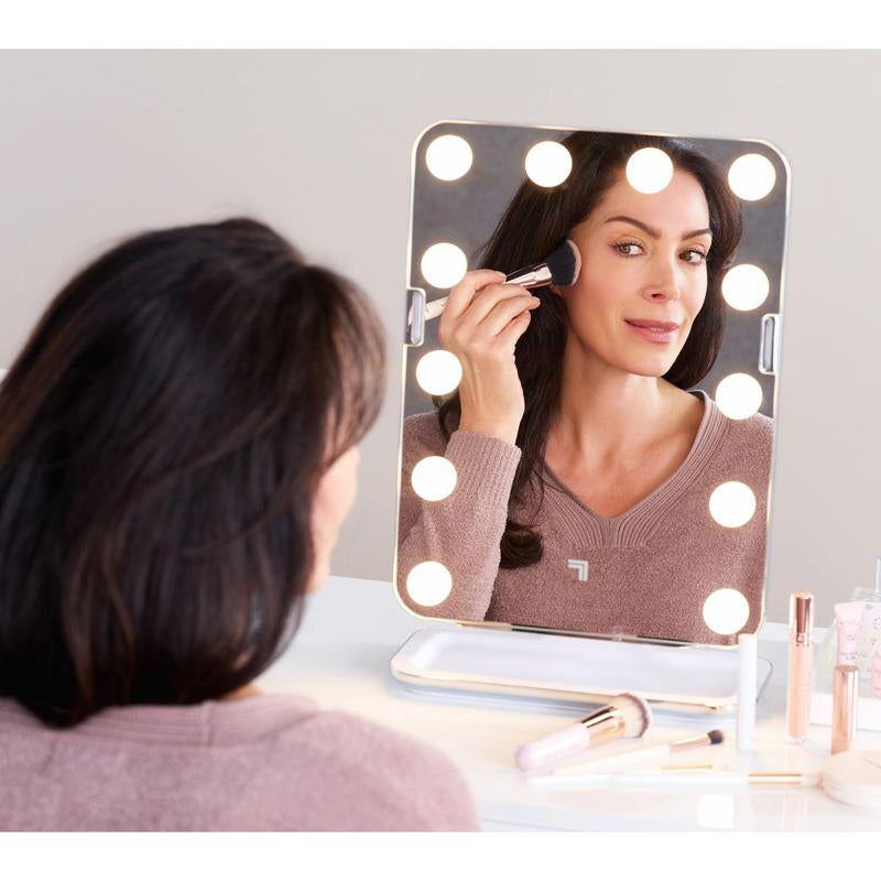 Sharper Image Spastudio Hollywood Vanity Mirror with Fans