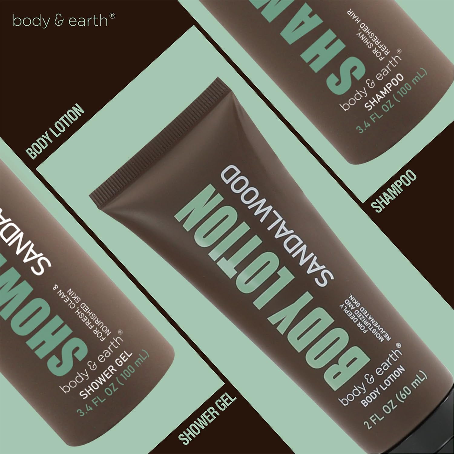 Birthday Gifts for Men Gift Sets for Men 3PC Mens Gift Set Gift Baskets for Men Includes Sandalwood Shower Gel Body Lotion Shampoo, Mens Gift Basket Christmas Gifts for Men Boyfriend - Timeless Beauty