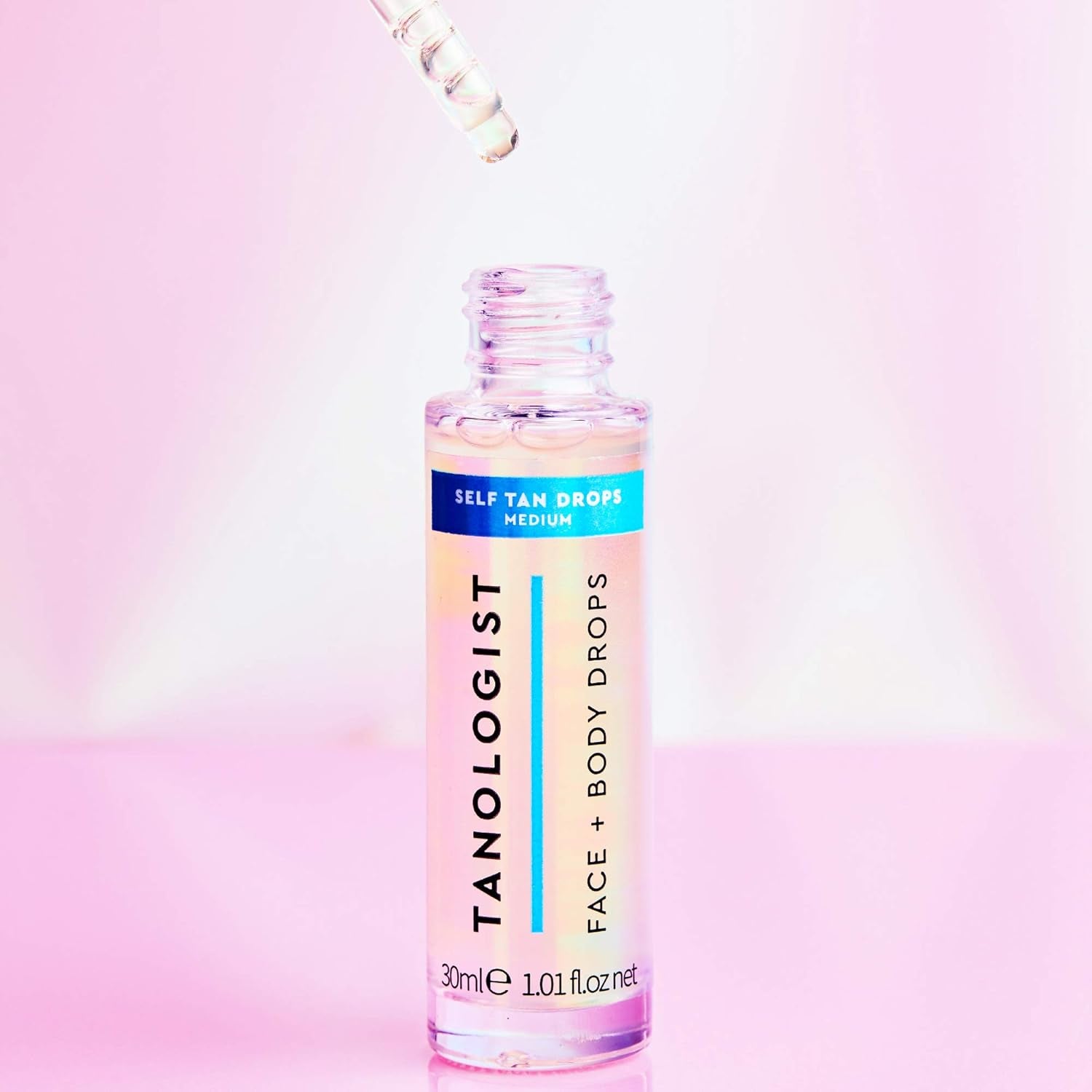 Face and Body Self Tan Drops, Medium - Bronzing Drops - Illuminating Self Tanning Drops, Natural Ingredients & Vegan - 1.01 Fl Oz - Timeless Beauty