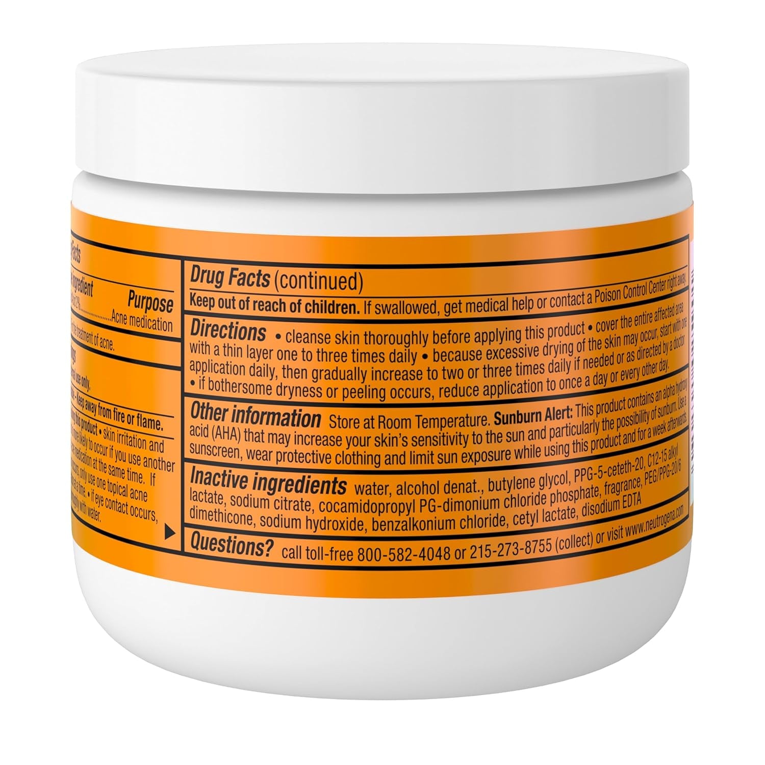 Rapid Clear Maximum Strength Acne Face Pads, for Acne Prone Skin, Salicylic Acid Treatment to Help Fight Breakouts, Oil-Free Facial Cleansing Pads with 2% Salicylic Acid Treatment, 60 Count - Timeless Beauty