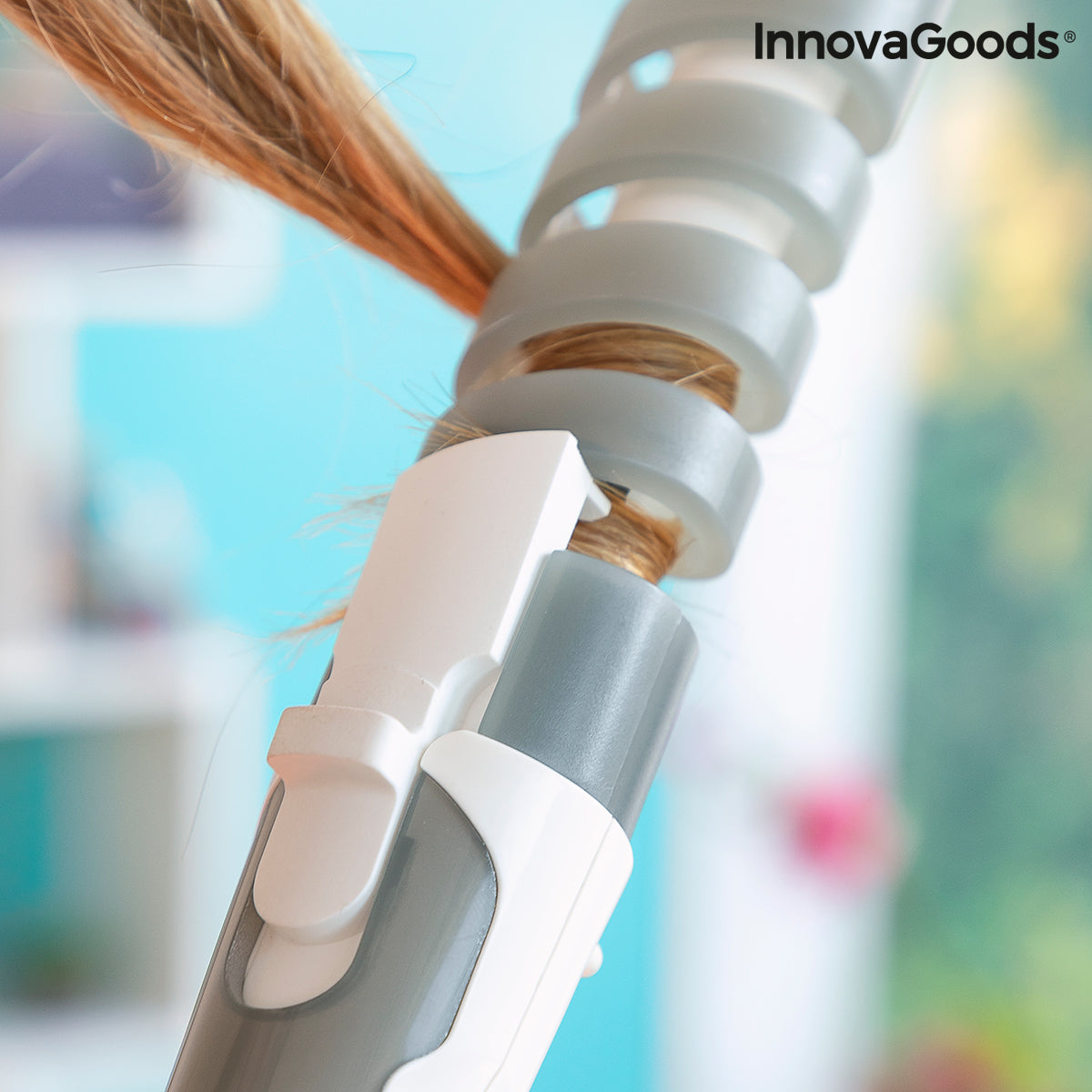 Ceramic Spiral Curling Iron Spihair InnovaGoods Bigbuy
