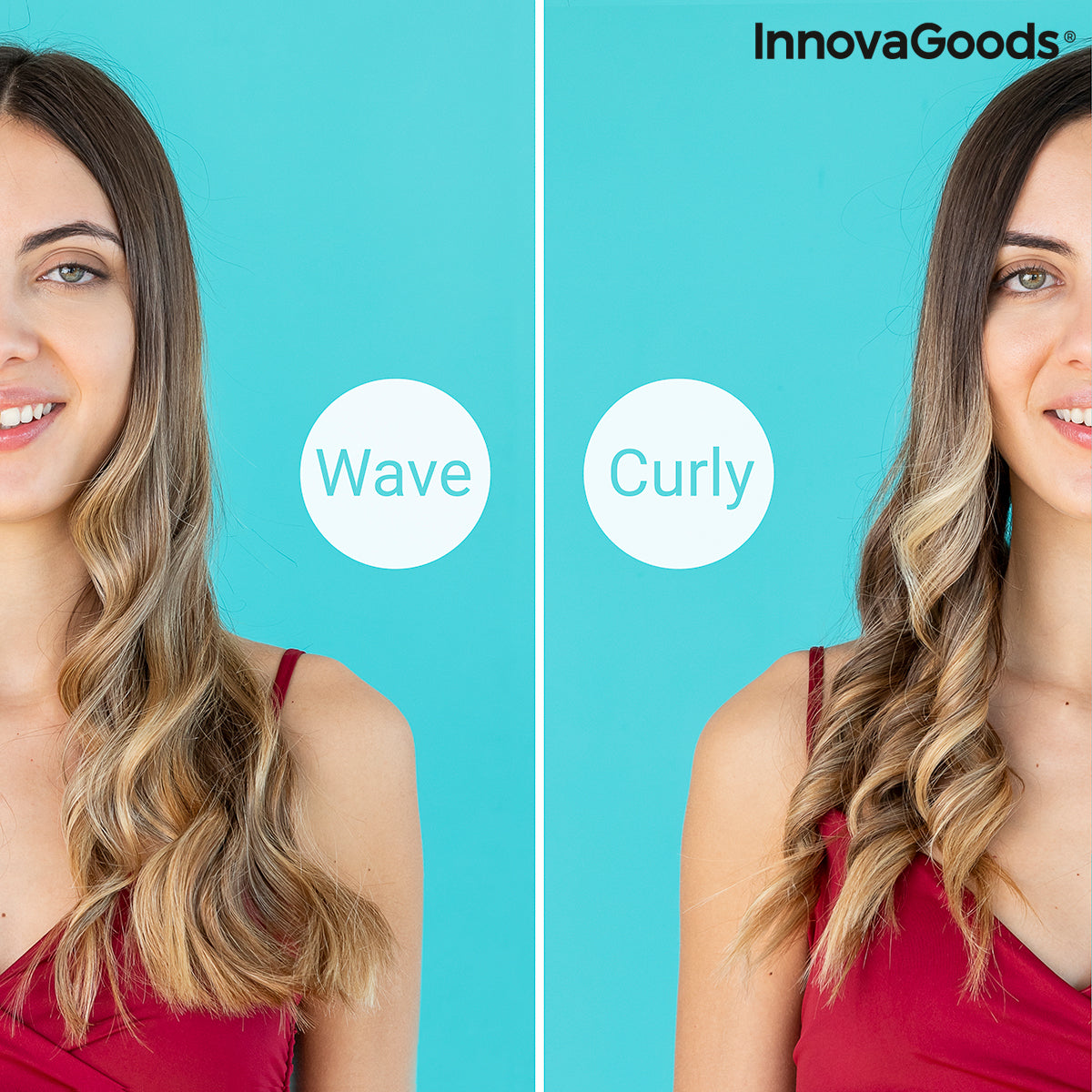 Ceramic Spiral Curling Iron Spihair InnovaGoods - Timeless Beauty