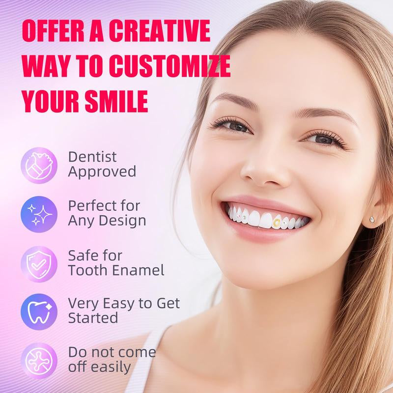 690 Pcs Teeth Gem Kit,Tooth Gems Kit for Teeth DIY Crystals Teeth Diamonds Jewel Kit for Girls Y2K Fashionable for Boys Harmless (690) Gel Oral Orthodontic Accessories Glitter