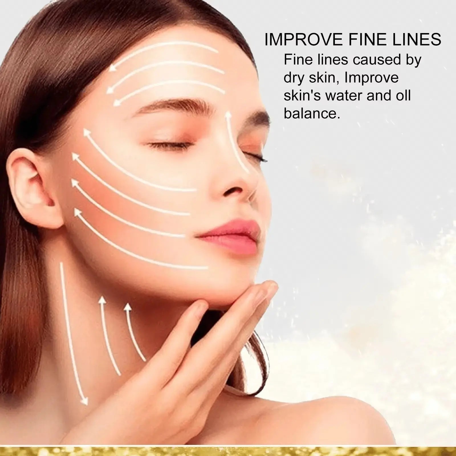 24K Gold Face Serum Hyaluronic Acid Moisturizing Whitening Fade Fine Lines Shrinks Pores Anti-Aging Brighten Essence Skin Care - Timeless Beauty