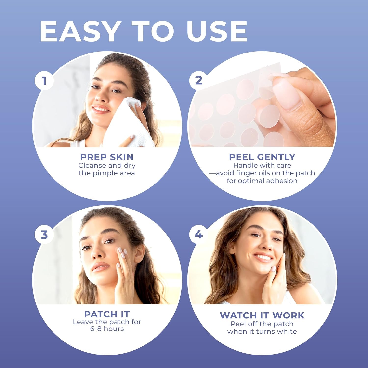 Patchrx Salicylic Pimple Patches (120 Pack), Salicylic Acid Acne Patches with Tea Tree Oil - Zit Patch and Pimple Stickers for Face for Skin Care - Salicylic Acid Acne Dots (Packaging May Vary) - Timeless Beauty