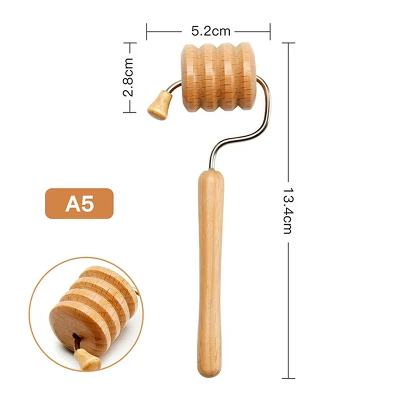 Wooden Facial Lifting Massage Facial Maderotherapy Masajeador Kit Gua Sha Tool Wood Therapy Wrinkle Remover Relaxation Skin Care - Timeless Beauty