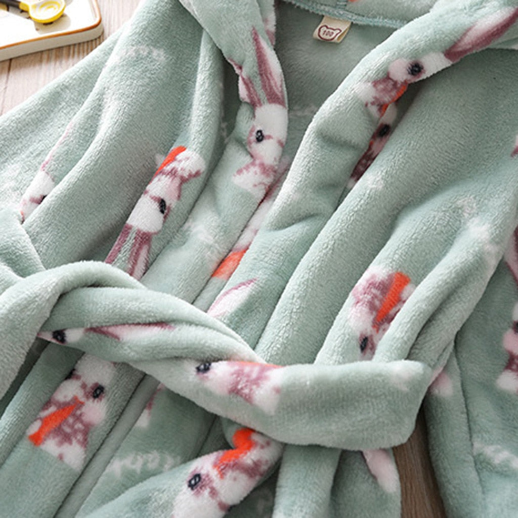 Boys Girls long sleeved robe bathrobes home - Timeless Beauty
