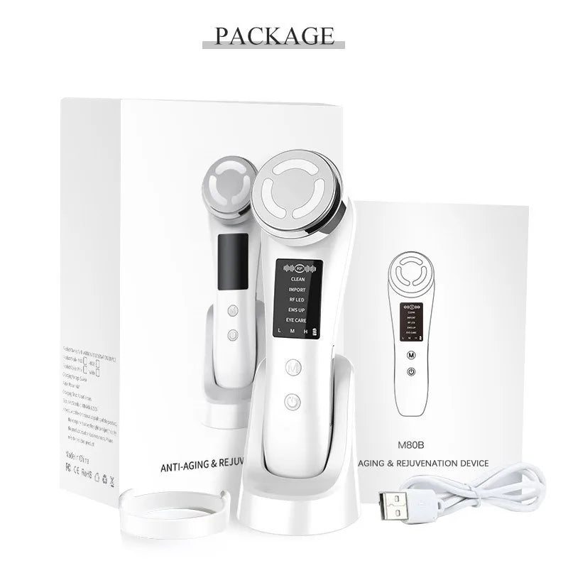 Beauty Equipment Facial Pores Facial Cleansing EMS Neck Lifting Facial - Timeless Beauty