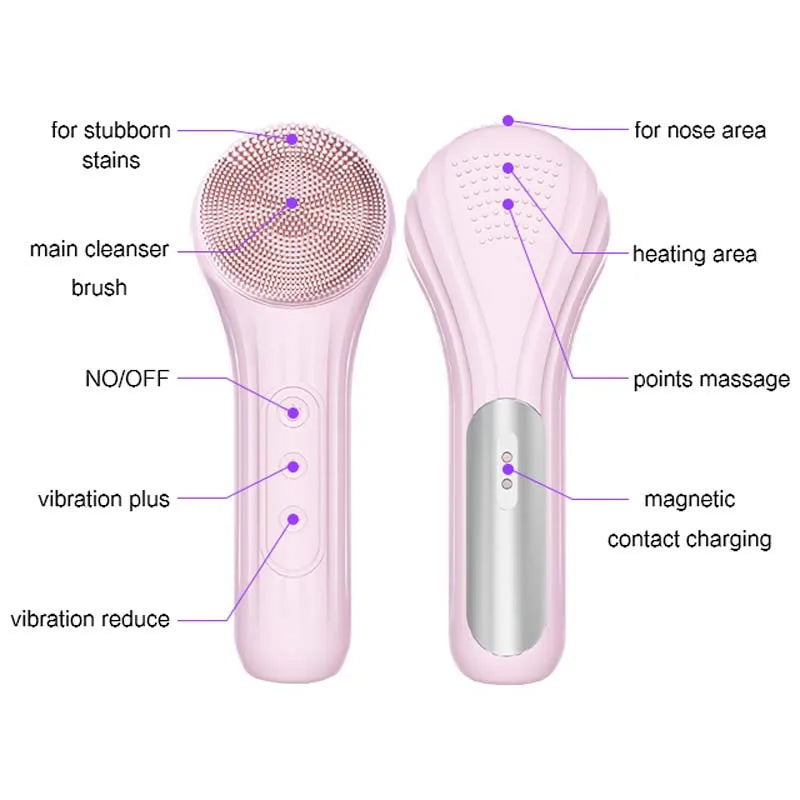Mini Portable Rechargeable Heating Electric Usb Ultrasonic Vibration - Timeless Beauty
