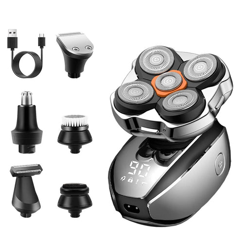 Head Shavers for Bald Men Shaver, 5 in 1 Electric Razor with - Timeless Beauty