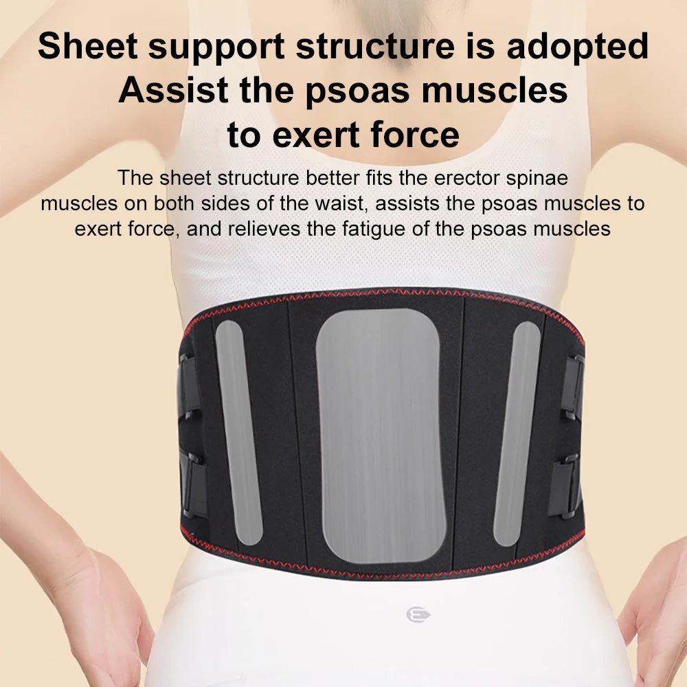 Electric Heating Waist Massage Belt Back Support Warm Hot Compress - Timeless Beauty