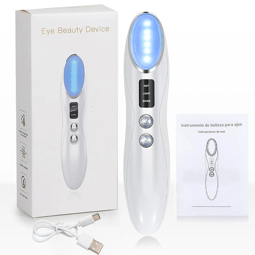 Eye Beauty Device EMS Eye Vibrate Massager Instrument Electric Face - Timeless Beauty
