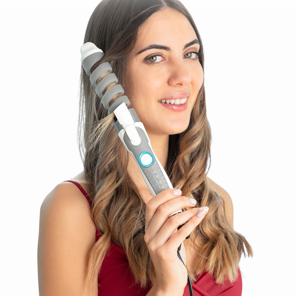 Ceramic Spiral Curling Iron Spihair InnovaGoods - Timeless Beauty