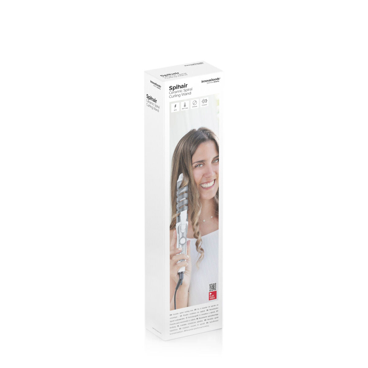 Ceramic Spiral Curling Iron Spihair InnovaGoods - Timeless Beauty