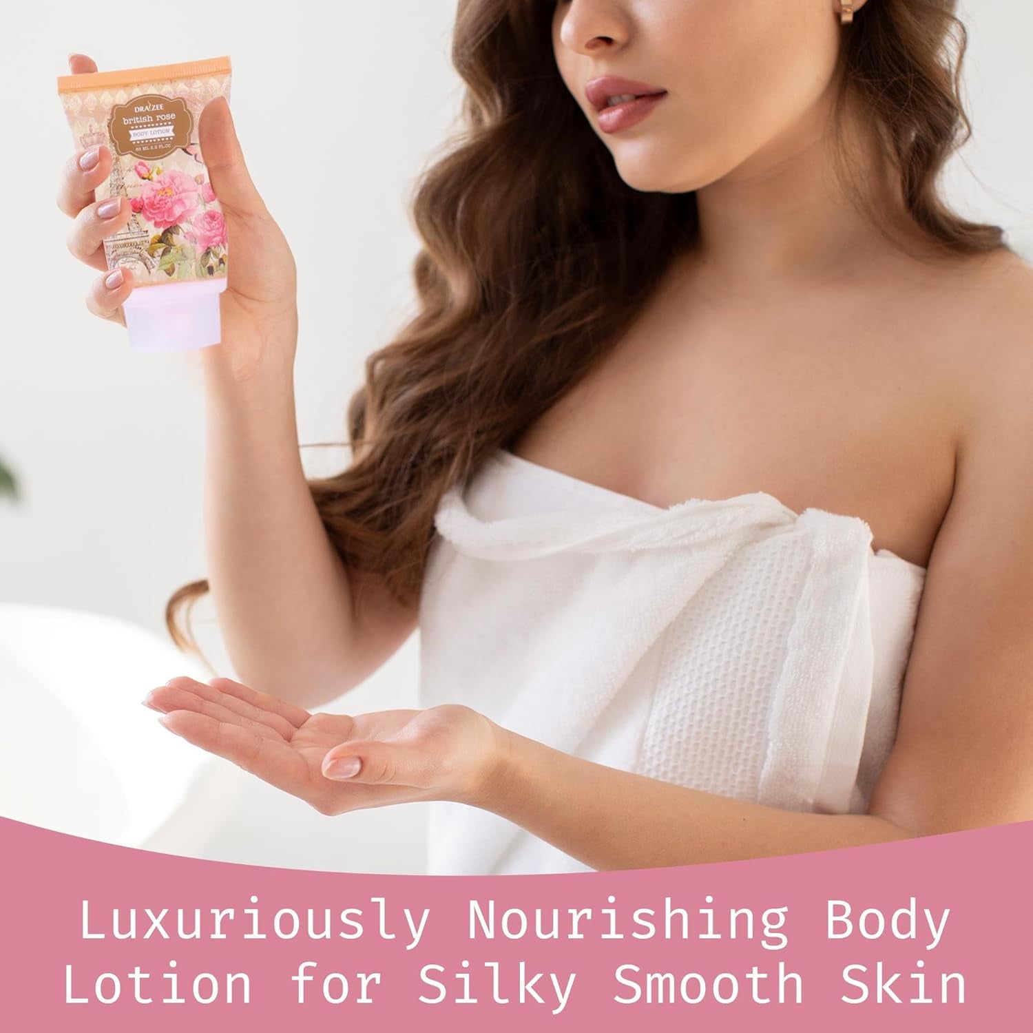 Bath and Body Gift Set - 8 Pcs Luxury Rose Scented Heel Shoe Spa Gift Set for Women - Shower Gel, Bubble Bath, Body Butter, Body Lotion & More - Christmas Gifts for Women, Gift for Mom - Timeless Beauty