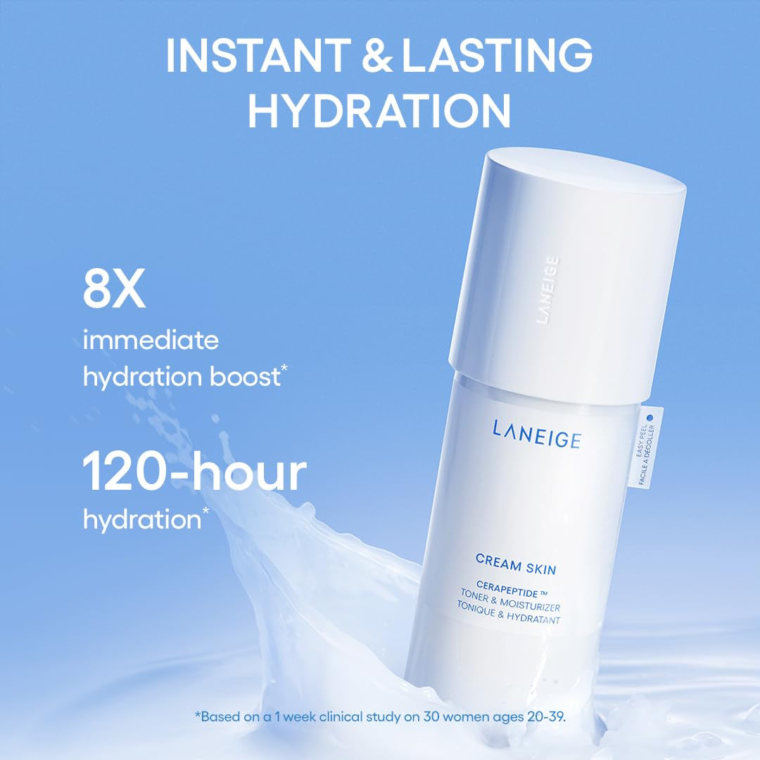 Icons to Go Set: Cream Skin, Water Bank Cream, Lip Sleeping Mask, Water Sleeping Mask, Travel Size, Full Size, Hydrate, Barrier-Boosting - Timeless Beauty