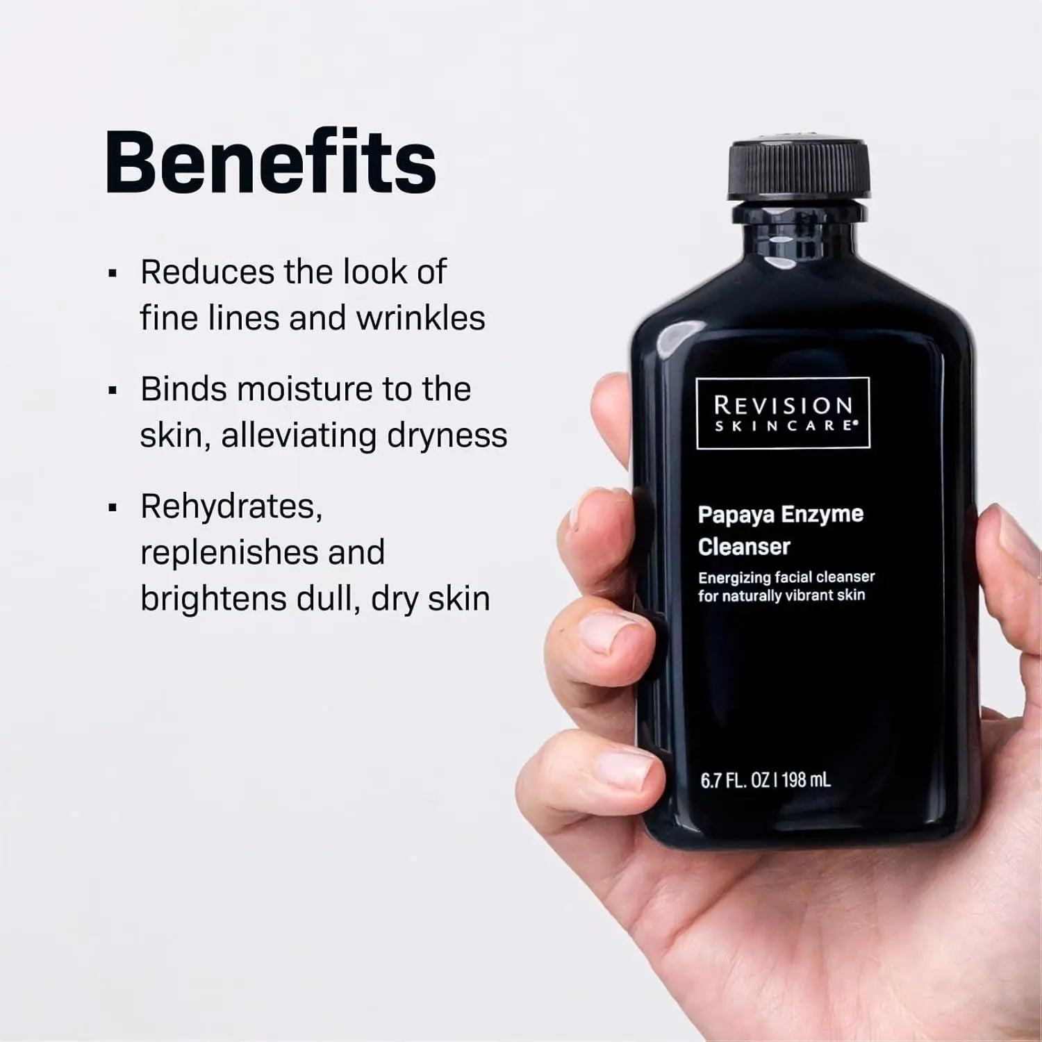Papaya Enzyme Cleanser, Energizing Facial Cleanser with Salicylic Acid, Soothing and Exfoliating - Timeless Beauty