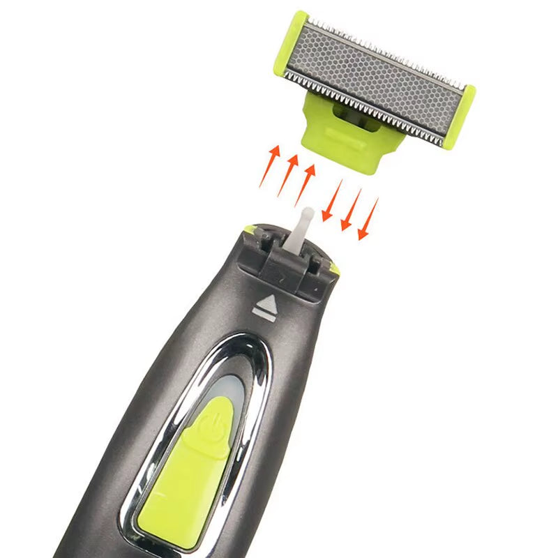 Electric Shaver for Men & Women | Portable Full Body USB T-Shaped Blade Trimmer for Beard, Armpit & More | Washable & Rechargeable - Timeless Beauty