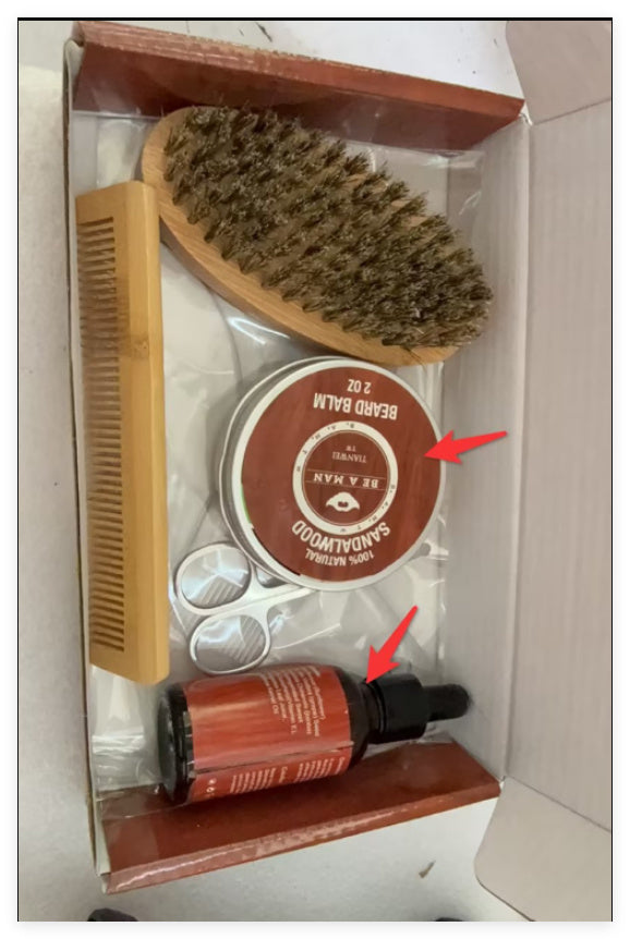 WOODSMAN™ – Premium Beard Grooming Gift Set with Beard Oil & Cream - Timeless Beauty