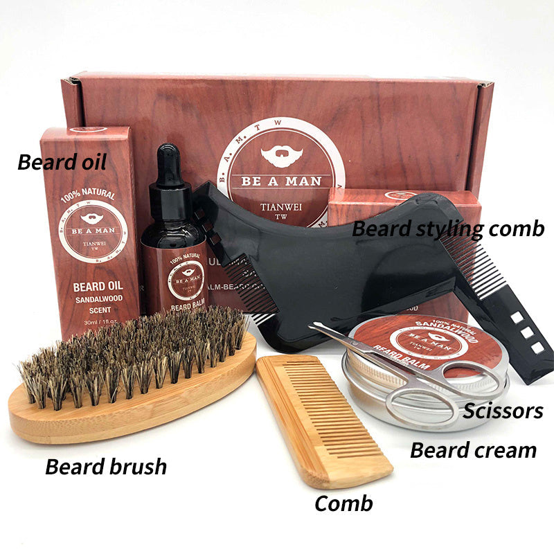 WOODSMAN™ – Premium Beard Grooming Gift Set with Beard Oil & Cream - Timeless Beauty