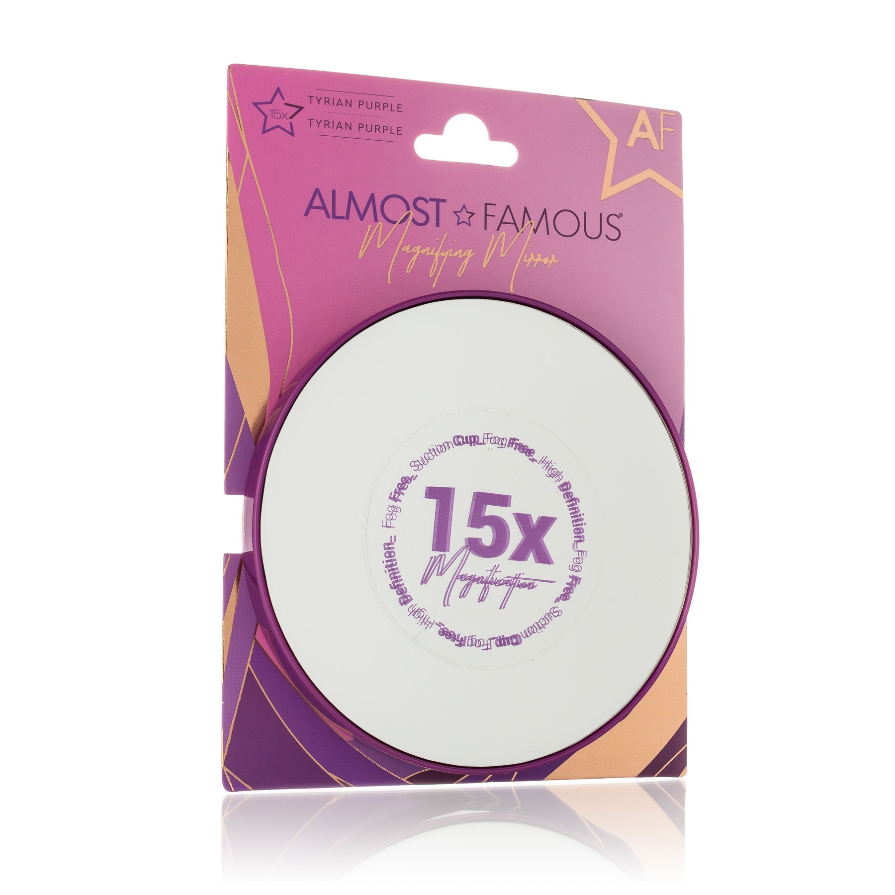 Almost Famous 15x Mirrors w/ suction cup backing and vibrant colorways - Timeless Beauty