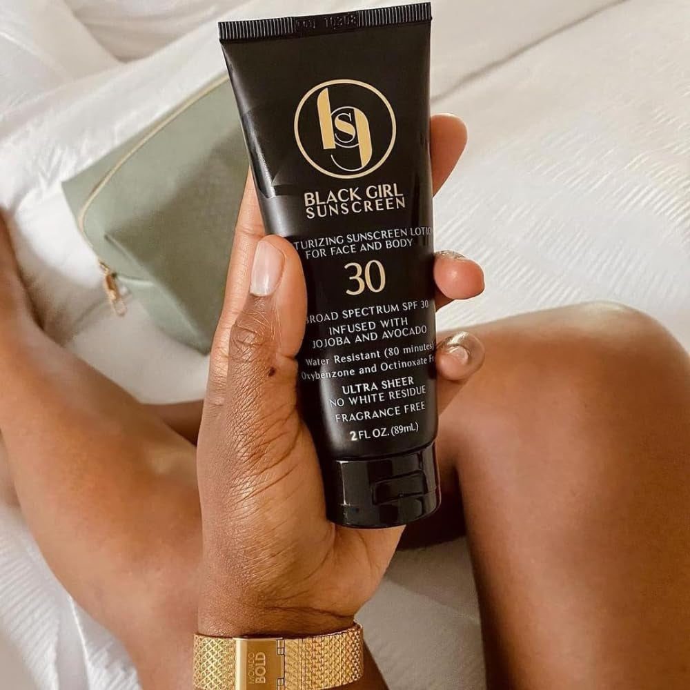 Face & Body Moisturizing Sunscreen Lotion SPF 30 for Melanin Rich Skin, Leaves No White Cast (Spf-30-4Oz) - Timeless Beauty