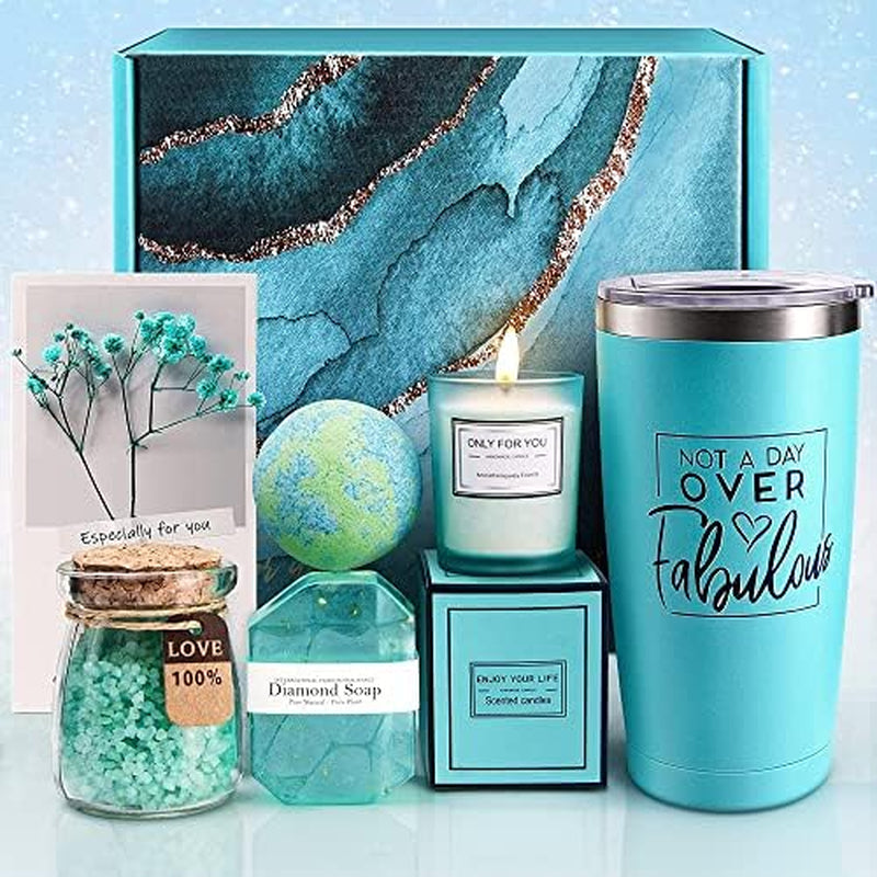 Birthday Gifts for Women, Relaxing Spa Gift Basket Set, Unique Gift Ideas for Women, Christmas Gifts for Mom Sister Best Friend Wife, Coworker Teacher Nurse Gifts for Women - Timeless Beauty