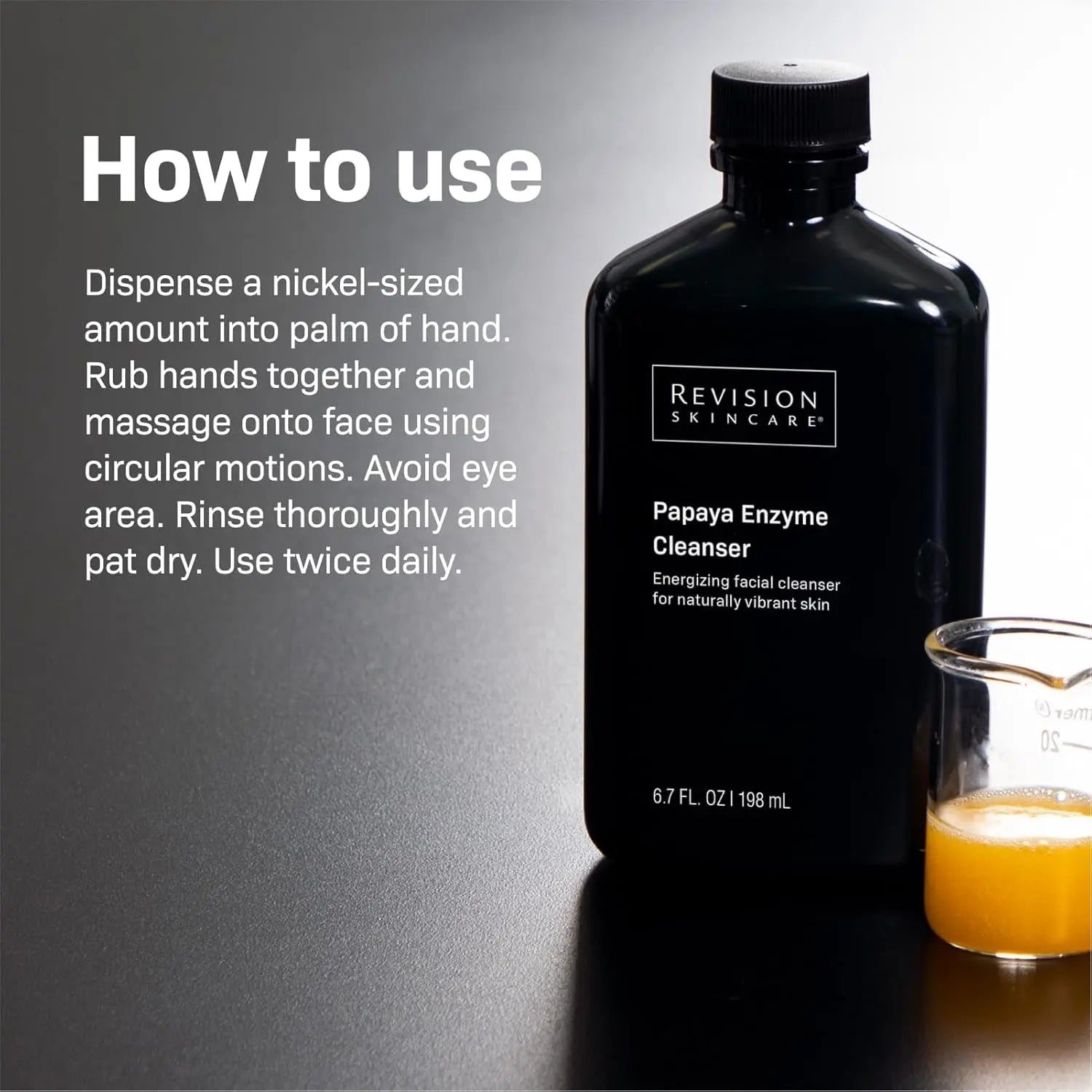 Papaya Enzyme Cleanser, Energizing Facial Cleanser with Salicylic Acid, Soothing and Exfoliating - Timeless Beauty