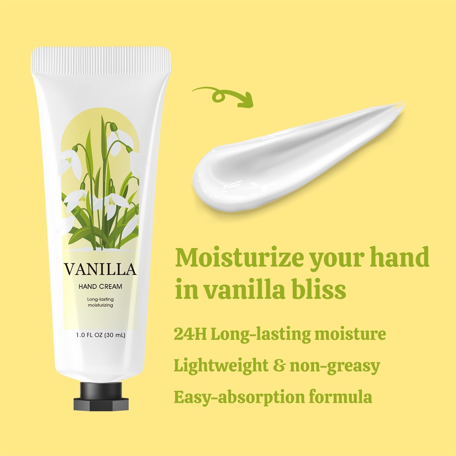 Gift Set for Women 8Pcs Bath and Body Gift Baskets for Women, Vanilla Self Care Gift Ideas Birthday Gifts for Women, Mothers Day, Christmas Gifts for Women - Timeless Beauty