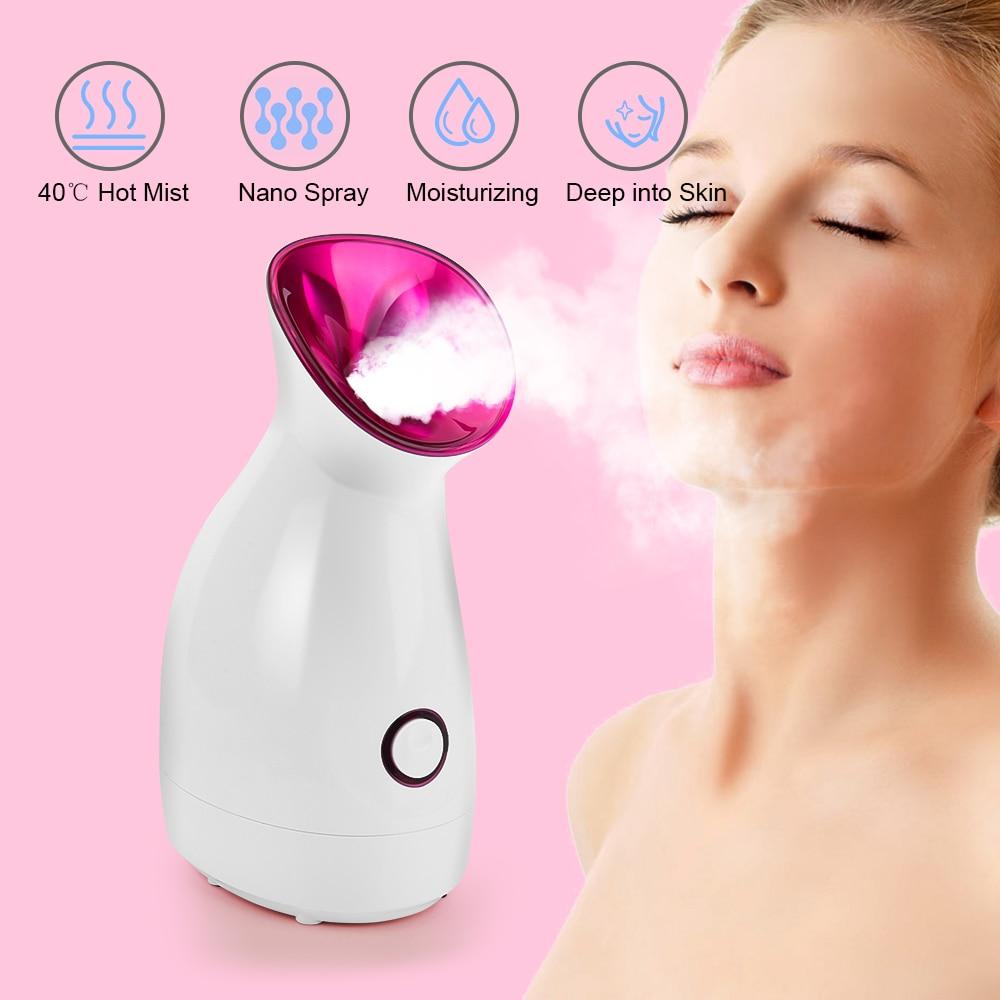 Facial Steamer Nano Lonic Humidifier Moisturizing Cleaning Pores - Timeless Beauty