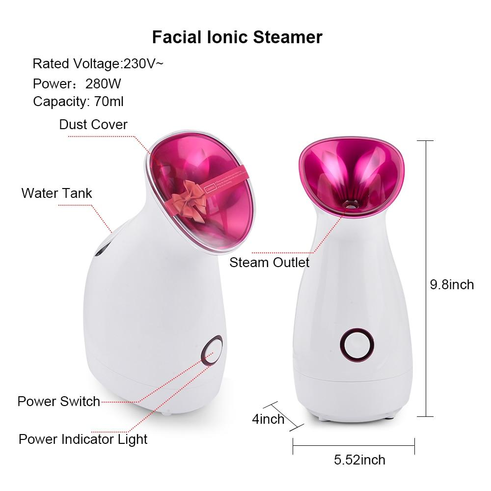 Facial Steamer Nano Lonic Humidifier Moisturizing Cleaning Pores - Timeless Beauty